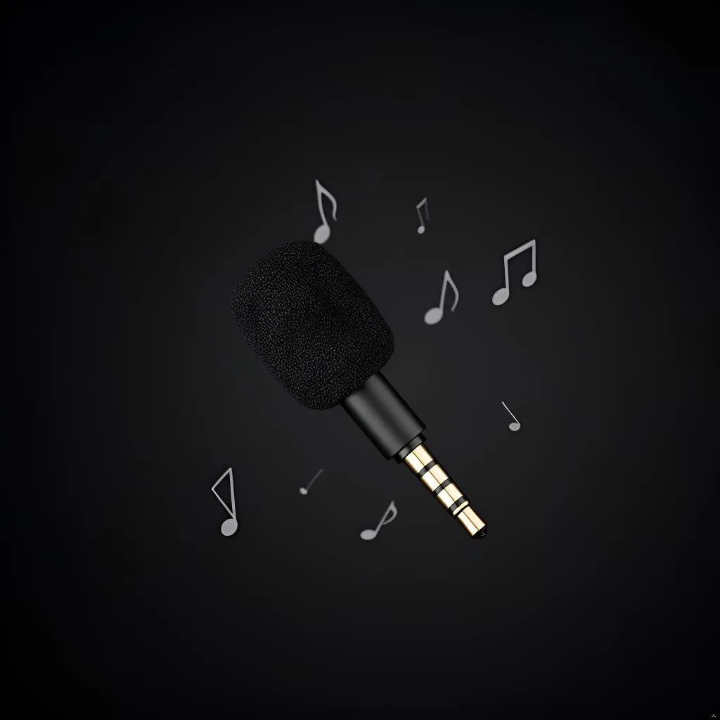 PurYupearl Model 1 Black 3.5mm TRS Condenser Microphone 60 dB — product photo