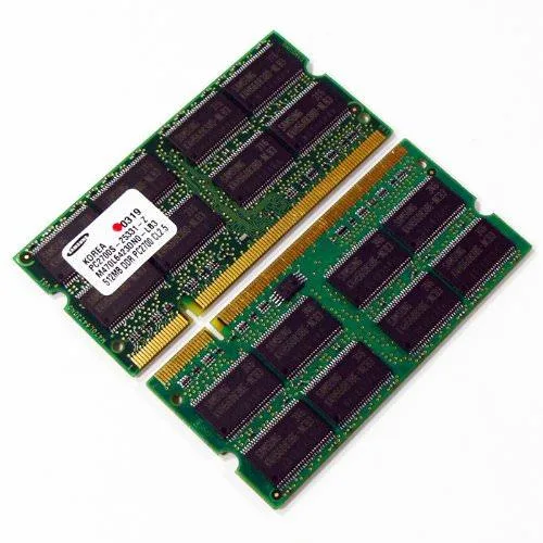SAMSUNG SAMSUNG M470L6524CU0-CB3 512MB 333MHz PC2700 DDR laptop RAM — product photo