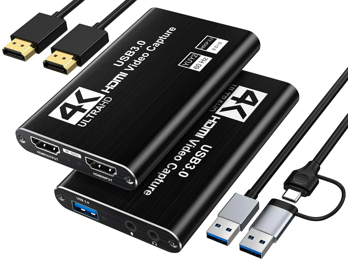 KEHIPI KEHIPI USB 3.0 Video Capture Card 4K HDMI Loop-Out 1080P 60FPS 2K 30FPS — product photo