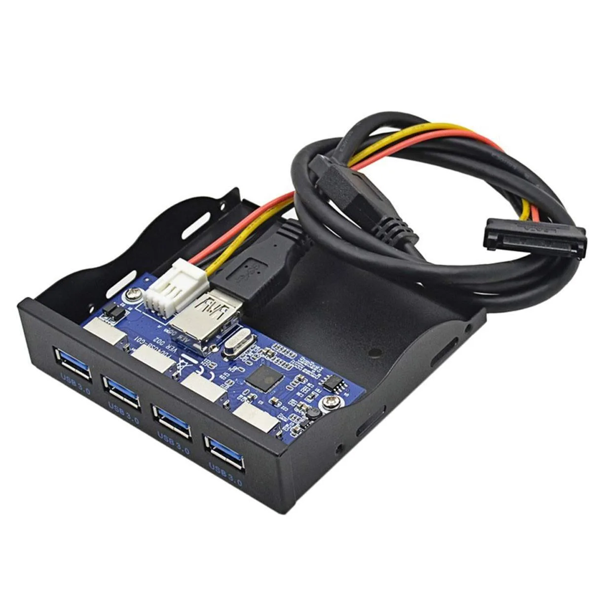Fervit Fervit USB 3.0 4-Port Front Panel Hub 20-Pin 3.5" Bay — product photo
