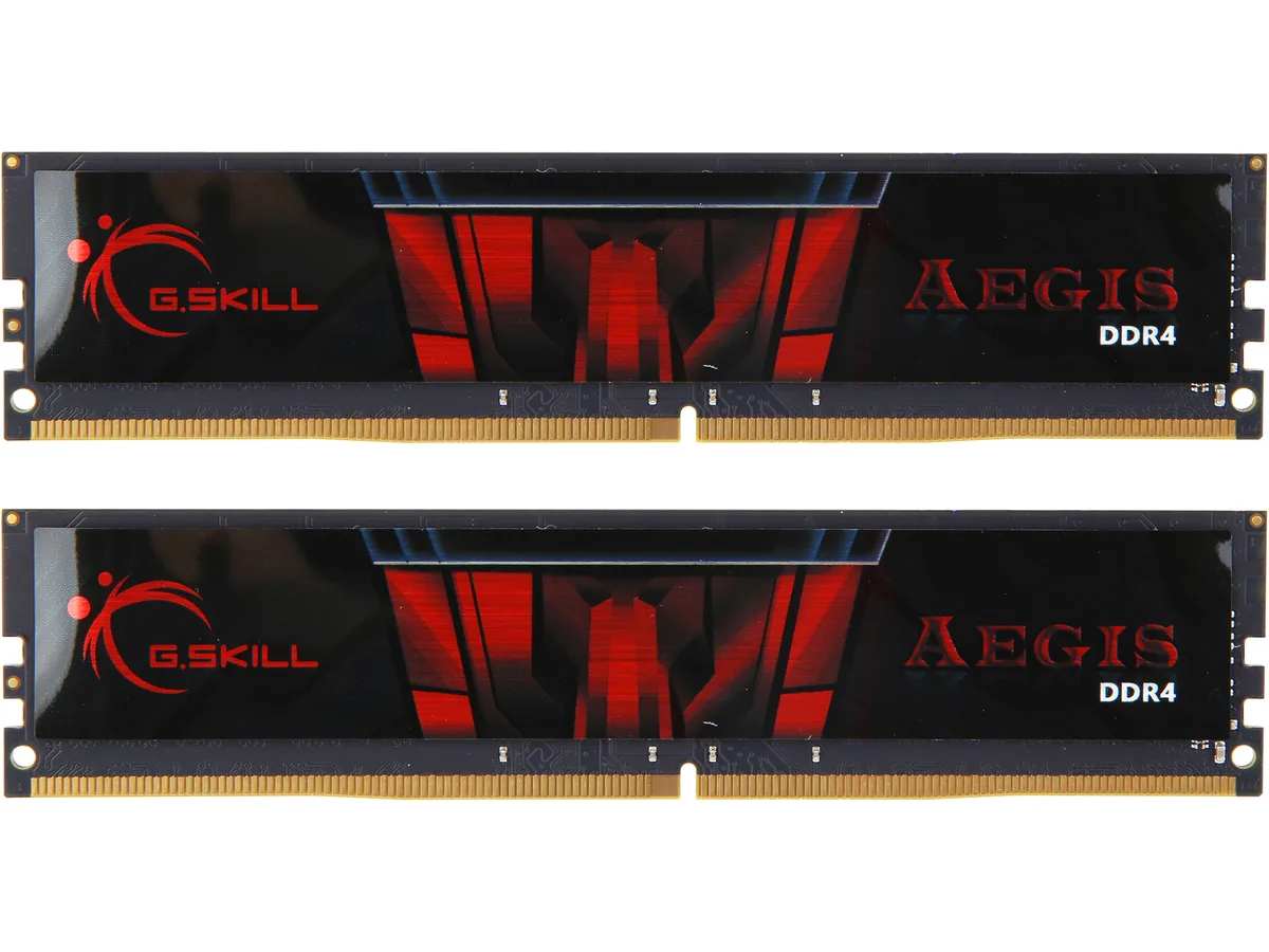 G.SKILL G.SKILL Aegis F4-2666C19D-32GIS 32GB (2 x 16GB) DDR4 2666 desktop RAM — product photo