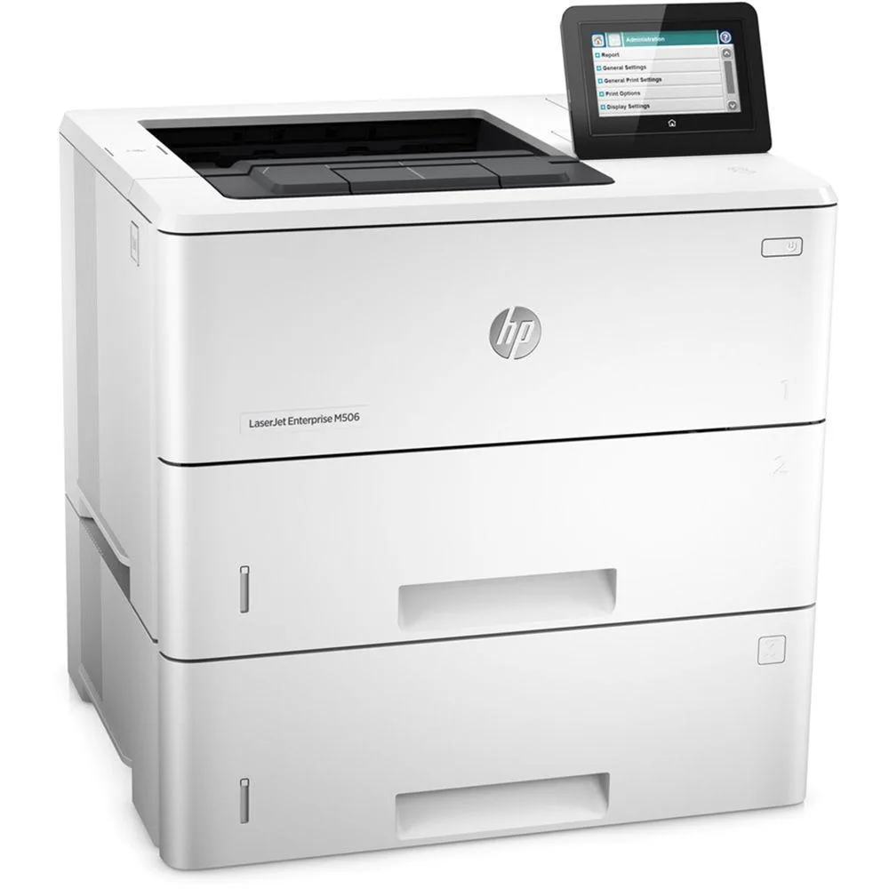 HPE HPE LaserJet Enterprise M506X Duplex-Network Laser Printer With Extra Paper Feeder (F2A70A#BGJ) — product photo