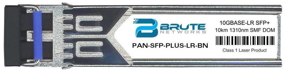 Brute Networks Brute Networks PAN-SFP-PLUS-LR 10GBASE-LR 10km 1310nm SFP+ transceiver — product photo