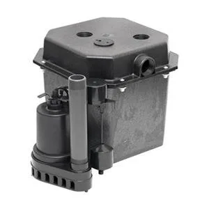 Dayton 12F741 sink pump system with 6 gallon HDPE basin and thermoplastic pump body