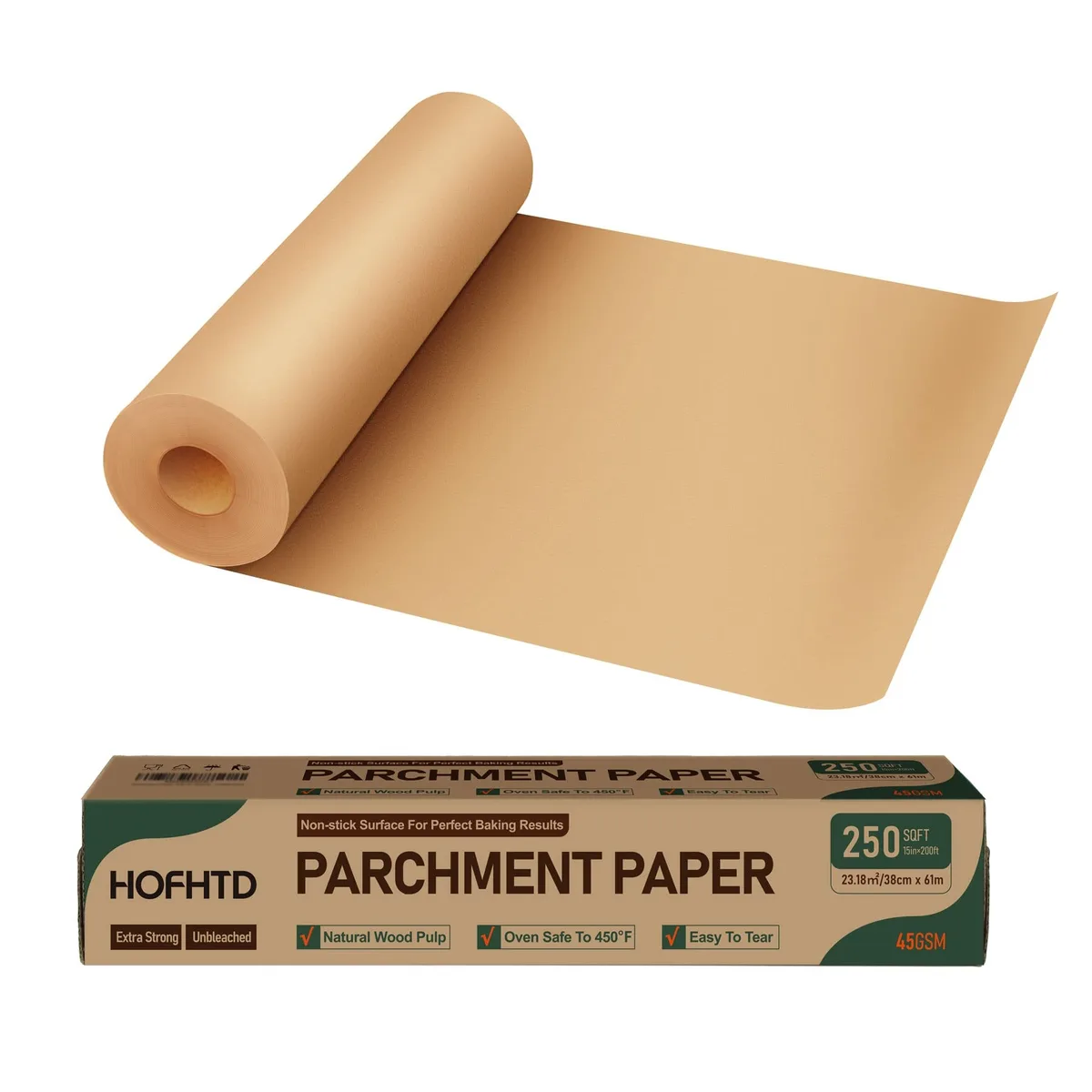  ASUS Paper Crafts &amp; Boards 15 in x 200 ft Roll 45 Sheets 45gsm — product photo