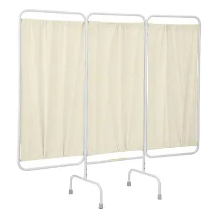 R&B Wire Products R&B Wire Products PSS-3/AML/C Three Panel Stationary Privacy Screen Cream — product photo