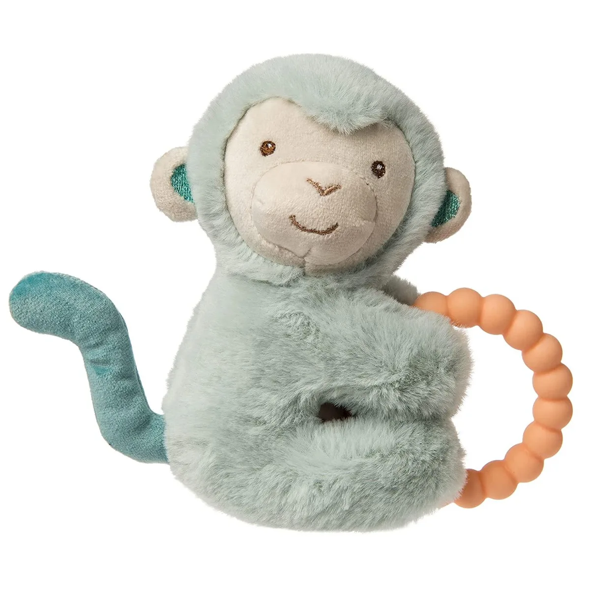 Mary Meyer Stuffed Toys Mary Meyer Stuffed Toys Little But Fierce Monkey Rattle with Teether Ring 6 — product photo