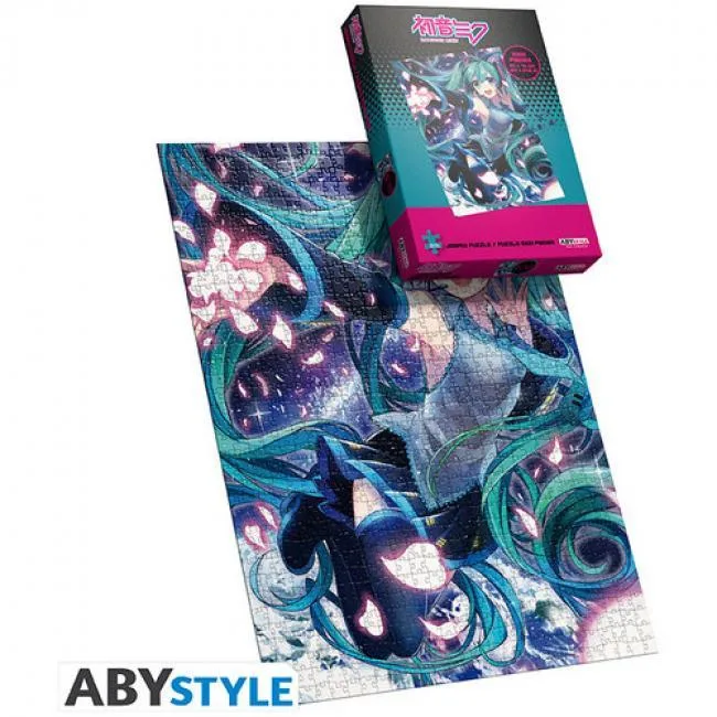ABYSSE CORP ABYSSE CORP ABYJDP016 Hatsune Miku Petals 1000-Piece Jigsaw Puzzle Game — product photo