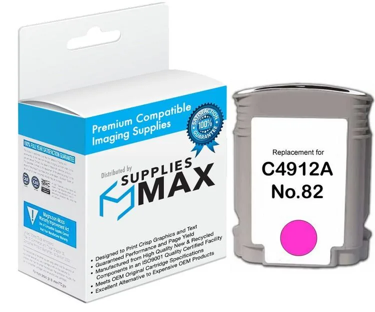 SuppliesMax SuppliesMax C4912A Magenta Inkjet Cartridge 69 ML — product photo