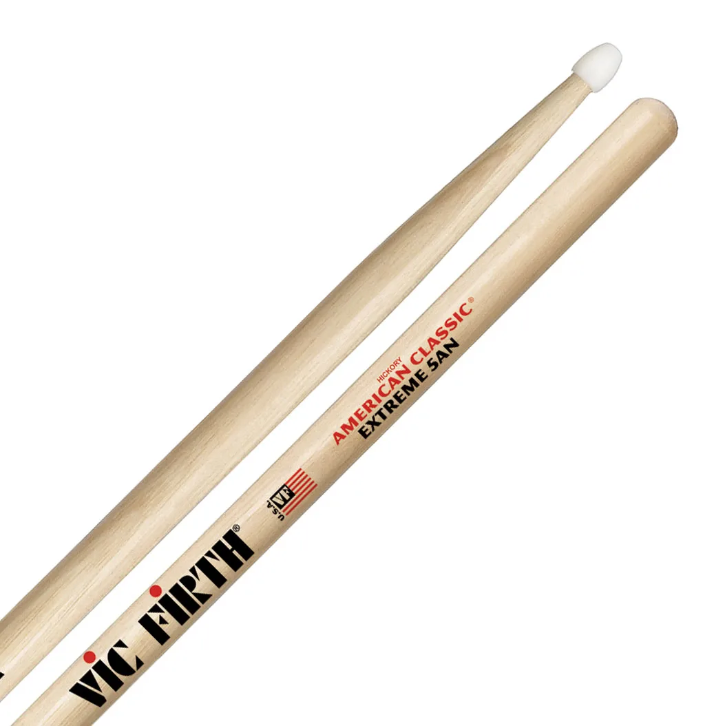 Vic Firth Vic Firth Extreme 5A Nylon Tip Hickory Drumsticks — product photo