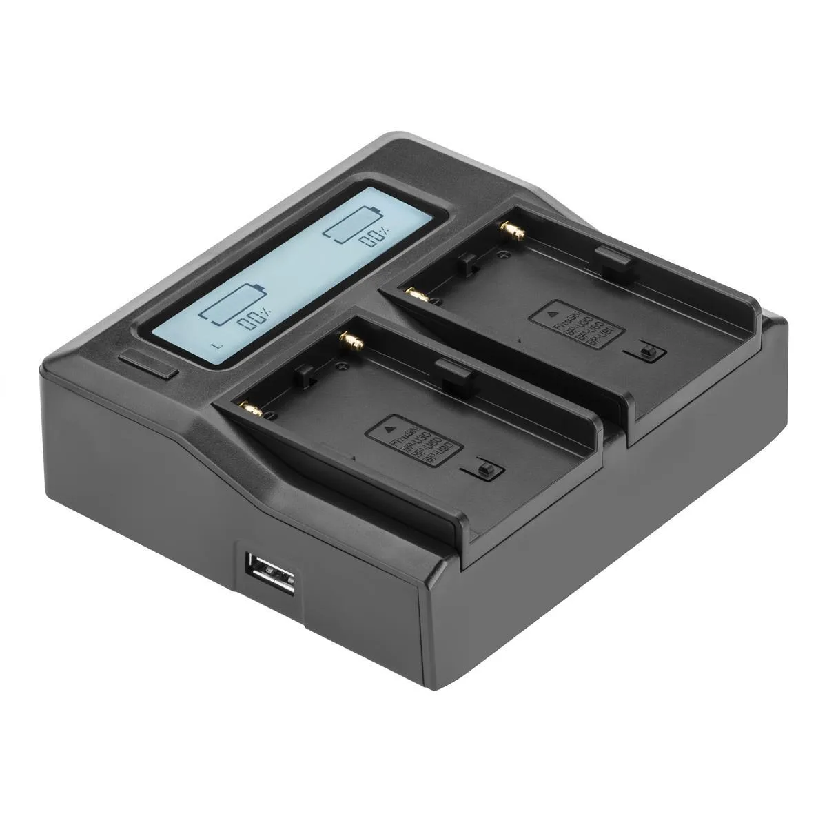 Green Extreme dual smart charger with LCD screen for Sony BP-U batteries