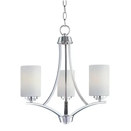 Maxim Maxim Deven 3-Light 18" Satin Nickel Chandelier — product photo