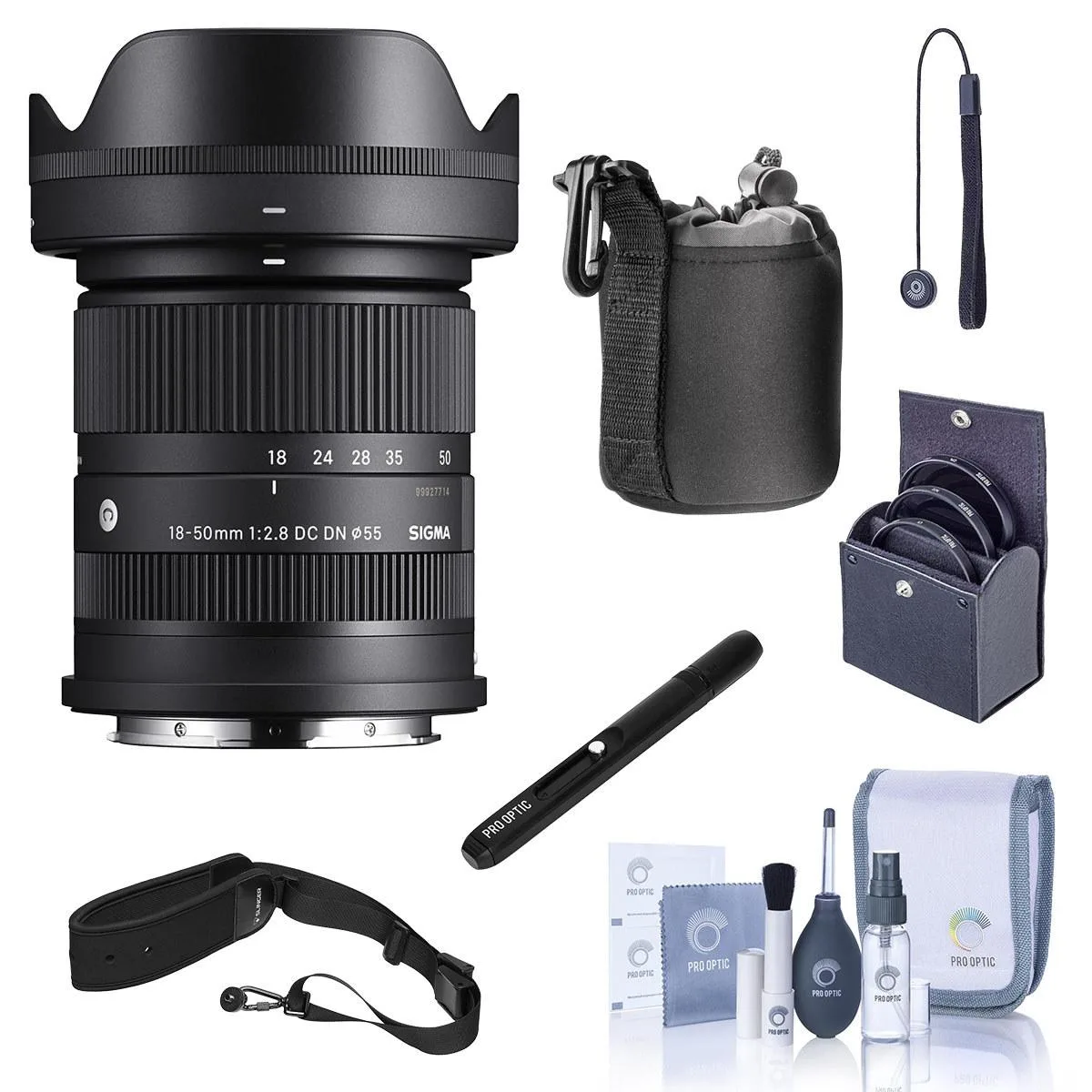 SIGMA SIGMA 18-50mm f/2.8 DC DN Contemporary Lens for Sony E camera lens — product photo