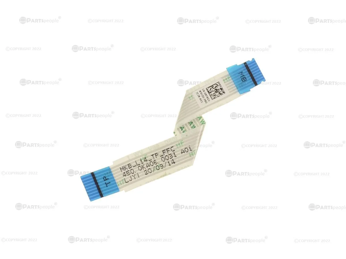 Thin flat ribbon cable with connectors on each end