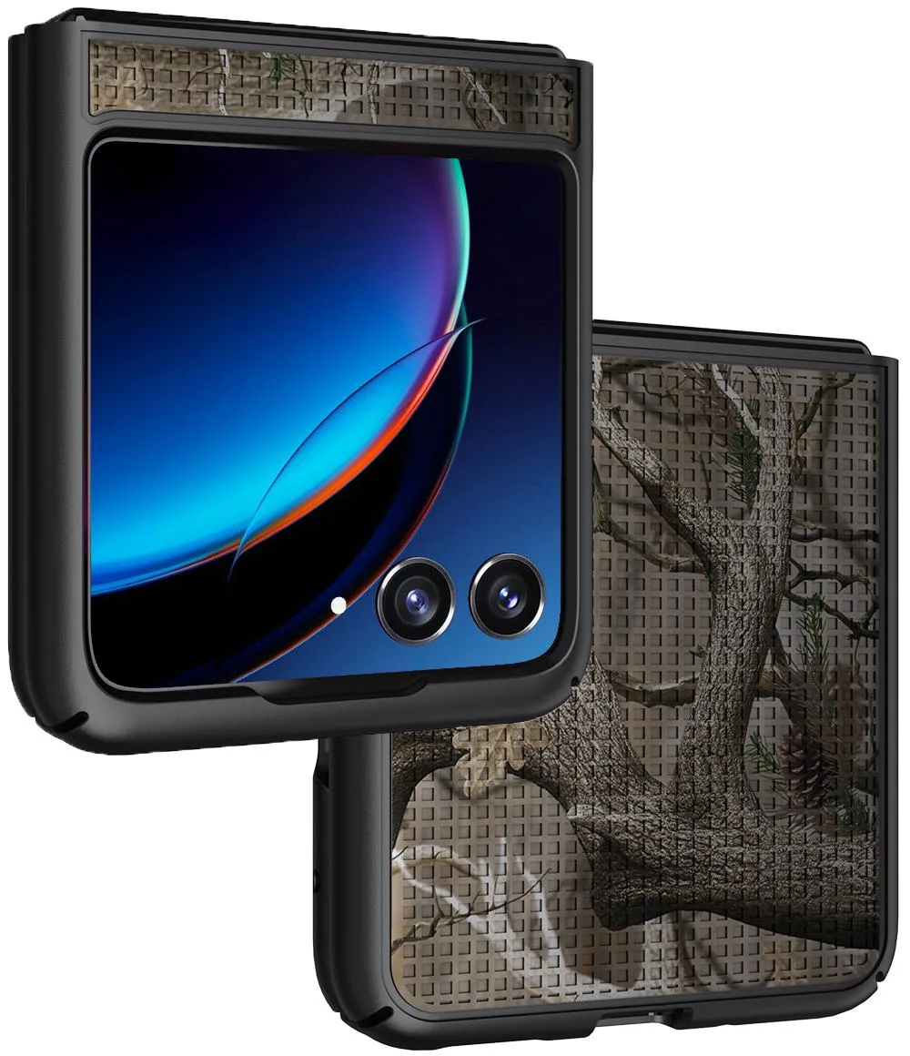 Nakedcellphone Nakedcellphone Grid Camo Hard Case for Motorola RAZR+ 2023 — product photo