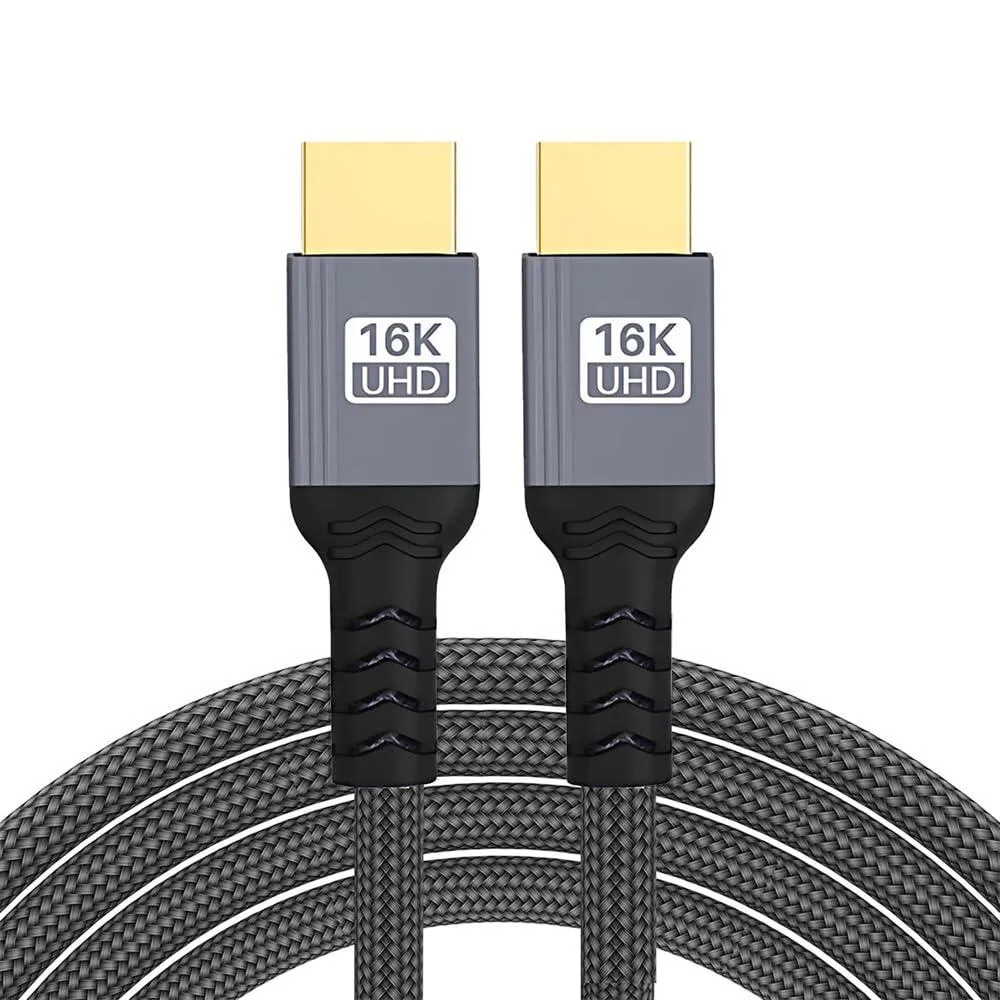 LORDWORLD LORDWORLD HDMI 2.2 Cable 50cm 96Gbps 16K@60Hz Braided Nylon Gold Connectors — product photo