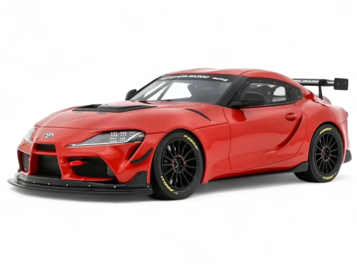 OttOmobile OttOmobile 2023 Toyota Supra GT4 100 Edition Plasma Orange Metallic 1/18 Limited 999 — product photo