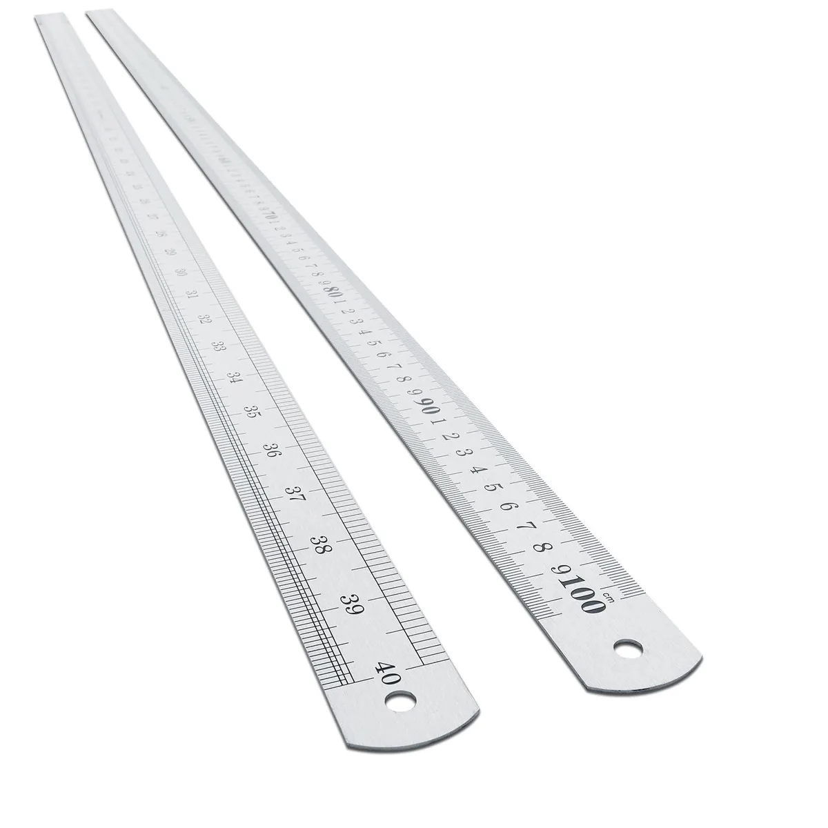  Prettyia Stainless Steel Ruler 40 inch 100 cm — product photo