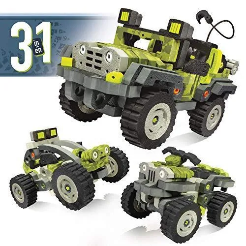 Bloco Toys Bloco Toys 3 in 1 Wild Wheeler Educational Building Set 242 Pieces — product photo