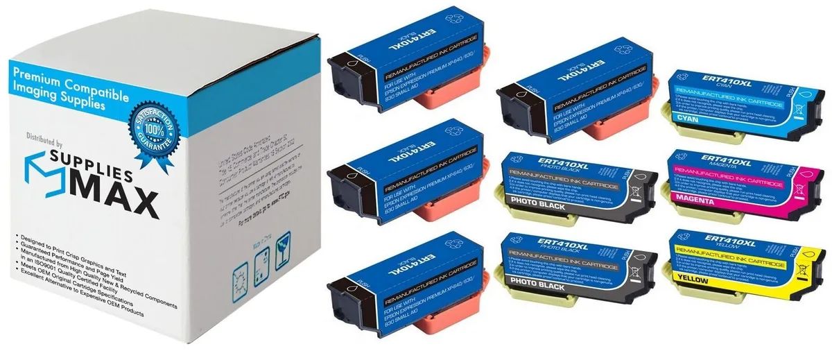 SuppliesMax SuppliesMax T410XL-6B2CS 12-Pack Inkjet Cartridge Combo — product photo