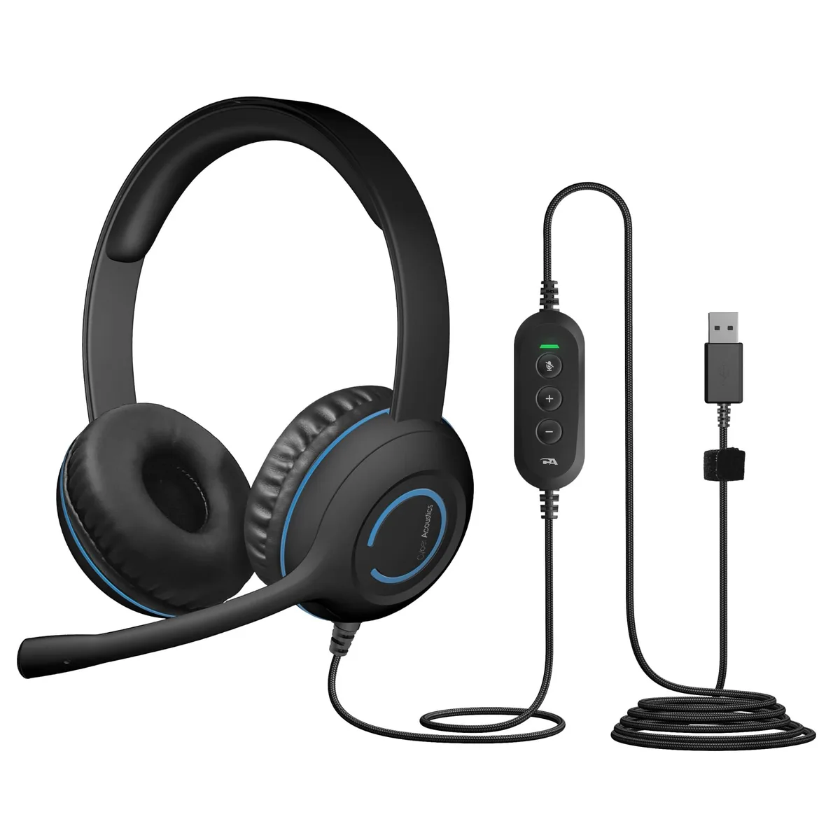  Cyber Acoustics AC-5008 Stereo USB Headset — product photo