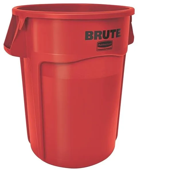 Rubbermaid Rubbermaid FG264360RED 44 gal round trash can red — product photo