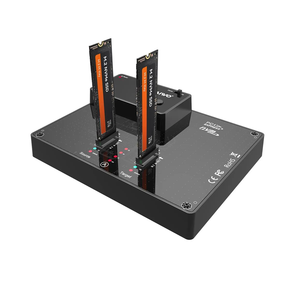 MAIWO MAIWO K3015P Dual Bay NVMe Docking Station — product photo