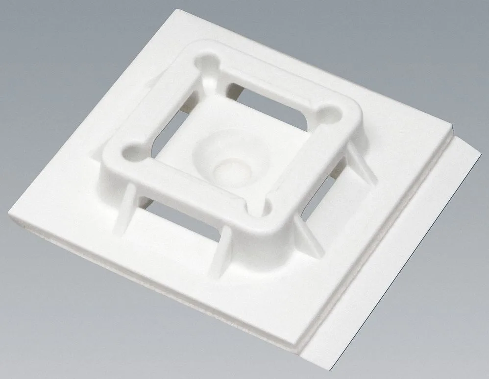 Panduit Panduit SGABM40-A-L 4-Way Cable Tie Mounting Pad, Natural, Pack of 50 — product photo