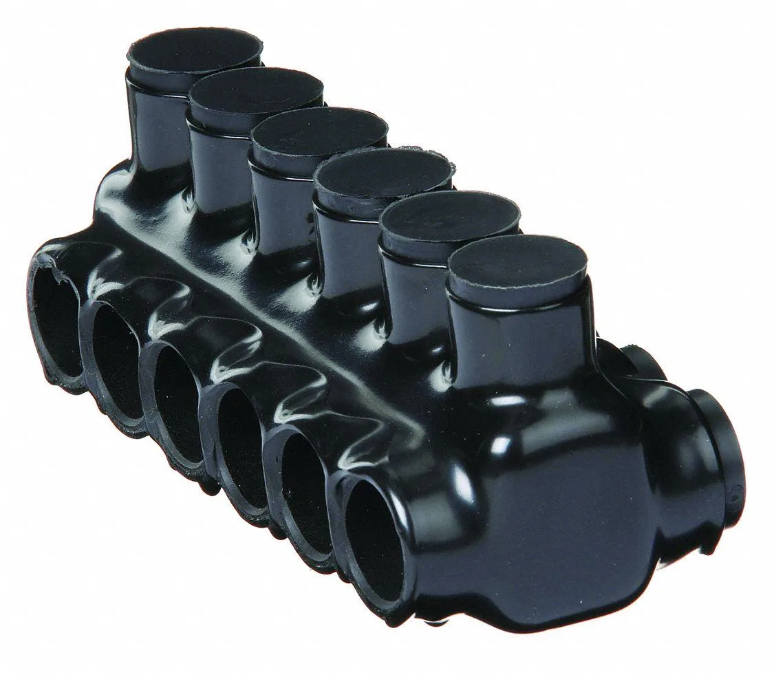 Polaris nsi Polaris nsi IPLD250-6B 6-port aluminum connector black — product photo