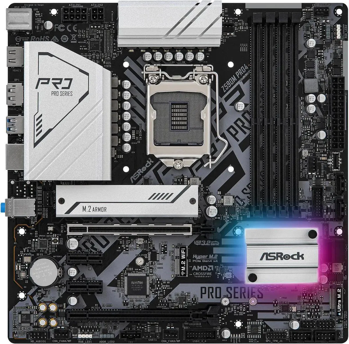 ASRock ASRock Z590M PRO4 Intel motherboard — product photo