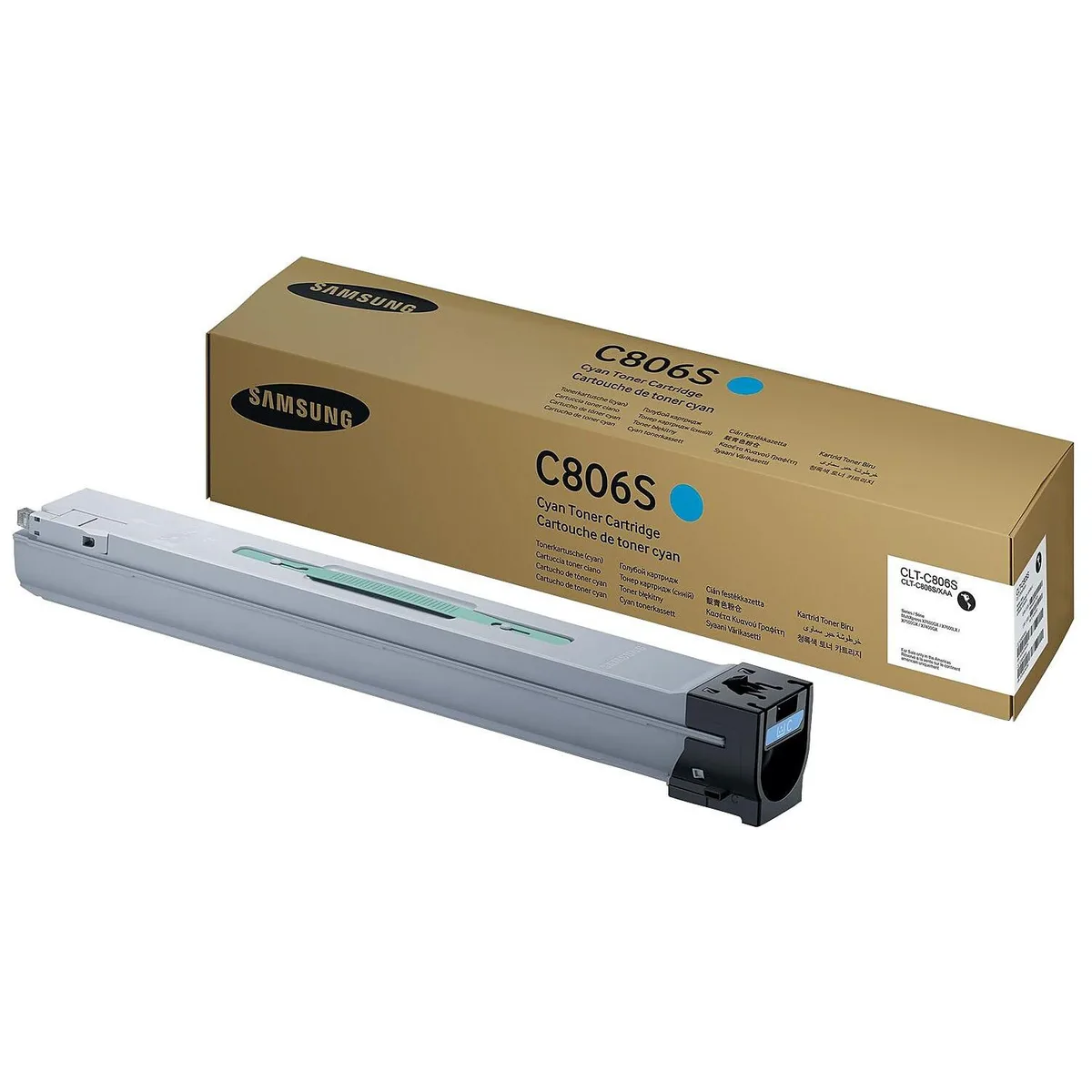 SAMSUNG SAMSUNG SS555A Cyan Toner Cartridge 30000 pages scanner supply — product photo