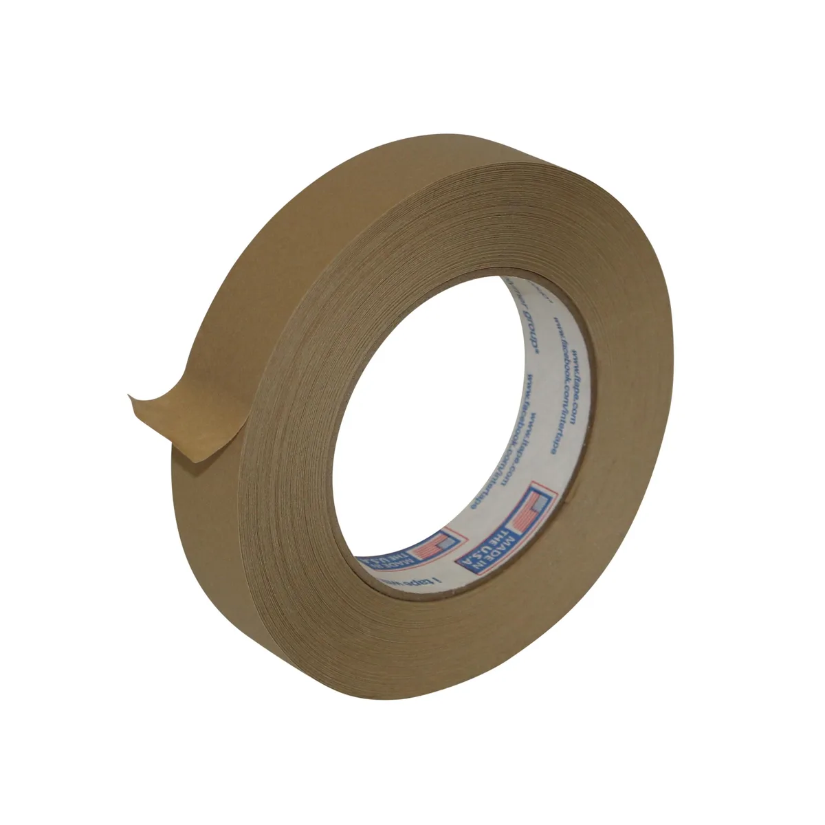 Intertape Polymer Group Intertape Polymer Group Medium-Grade Flatback Packaging Tape 1 in x 60 yds Tan — product photo
