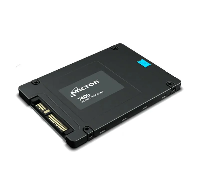 Micron Technology, Inc. Micron Technology, Inc. 7400 PRO 960GB 2.5" U.3 PCIe 4.0 NVMe enterprise SSD — product photo