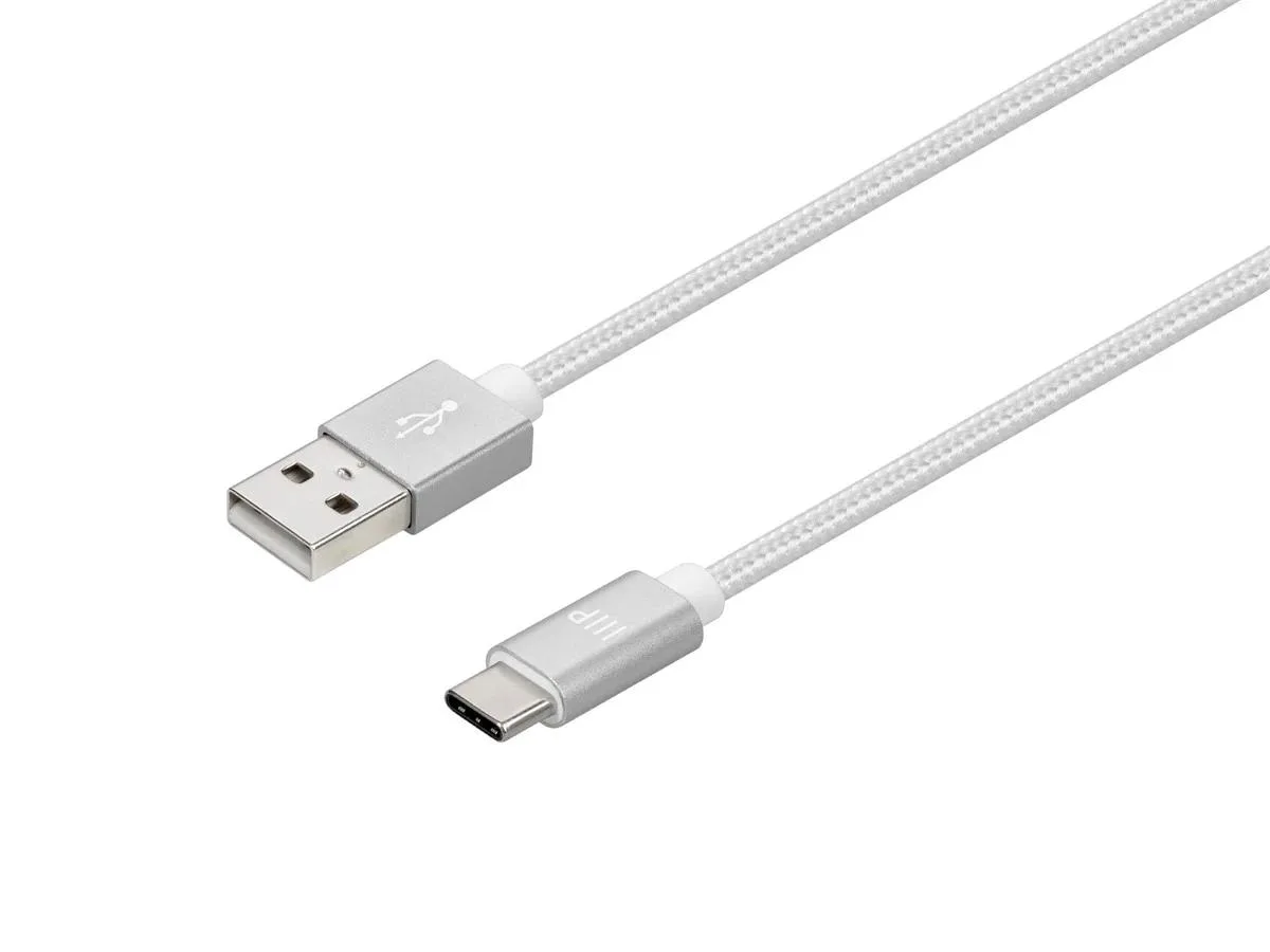 Monoprice Inc. Monoprice 138903 USB C to USB A 2.0 cable 1.5 ft white — product photo