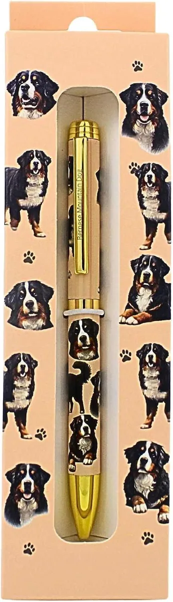 E &amp; S Imports E &amp; S Imports Bernese Mountain Dog Refillable Ballpoint Pen in Gift Box — product photo