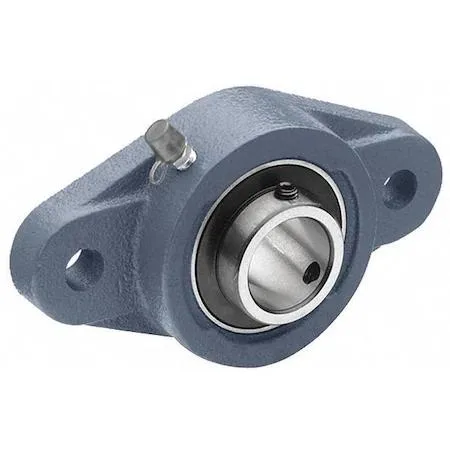 Blue cast iron 2-bolt flange bearing, UCFL207-21