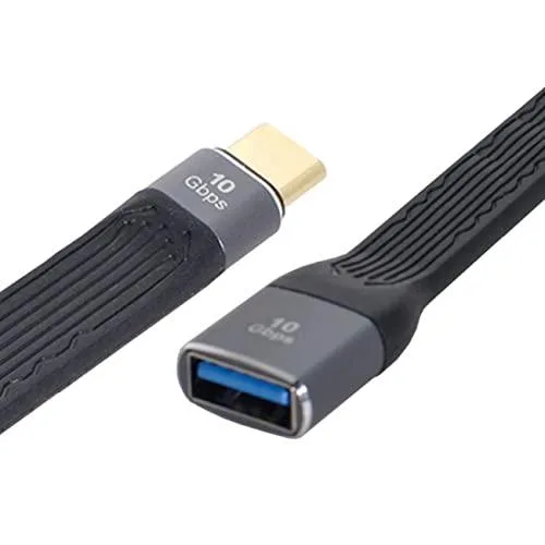 LORDWORLD LORDWORLD USB 3.1 Type-C Male to USB 3.0 Type-A Female OTG Adapter 13cm — product photo