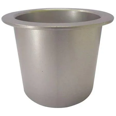 Silver metal cylinder liner with smooth finish