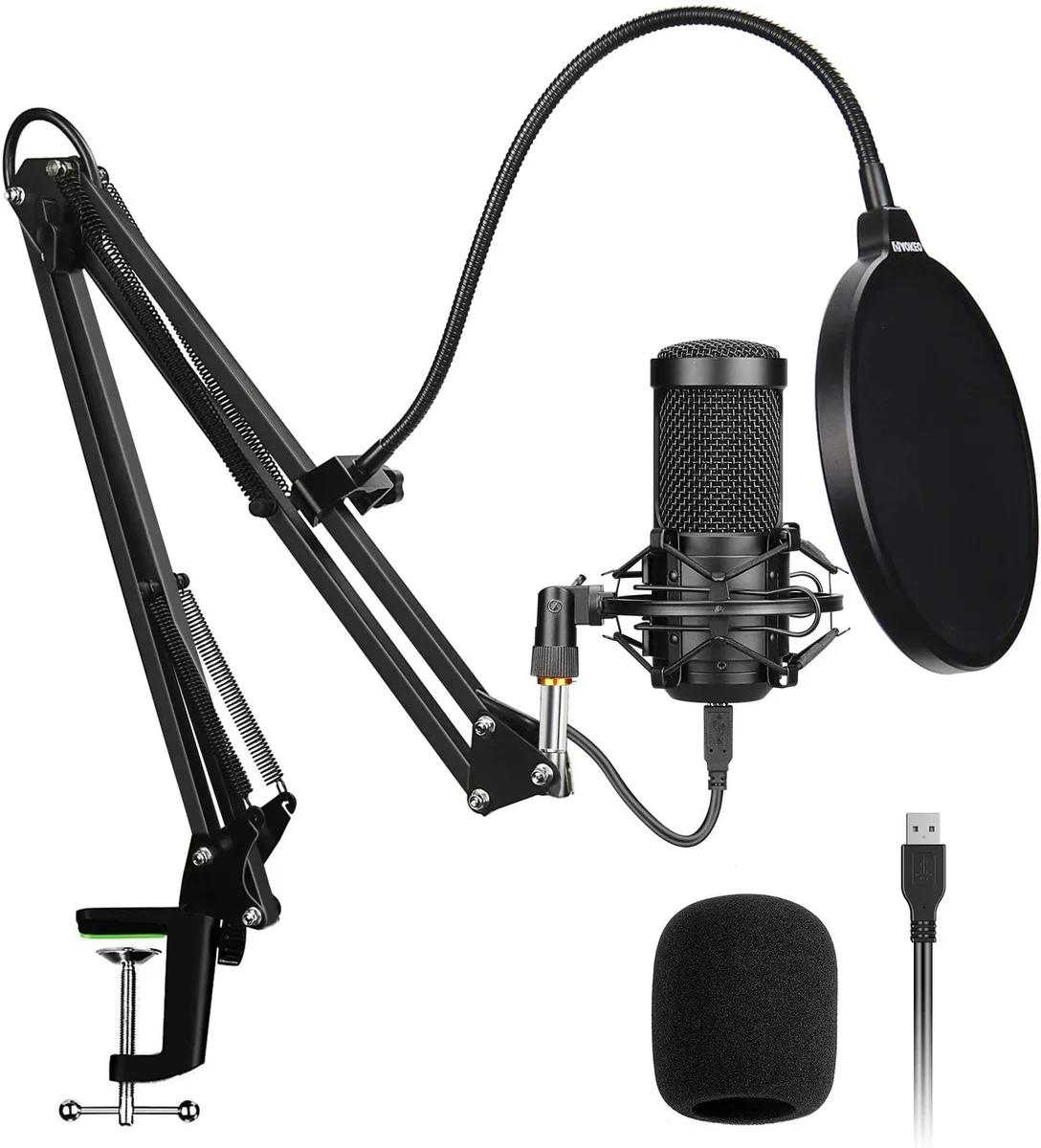 Melcan Melcan AK-60 USB microphone with AK-35 arm stand, 2 pack — product photo