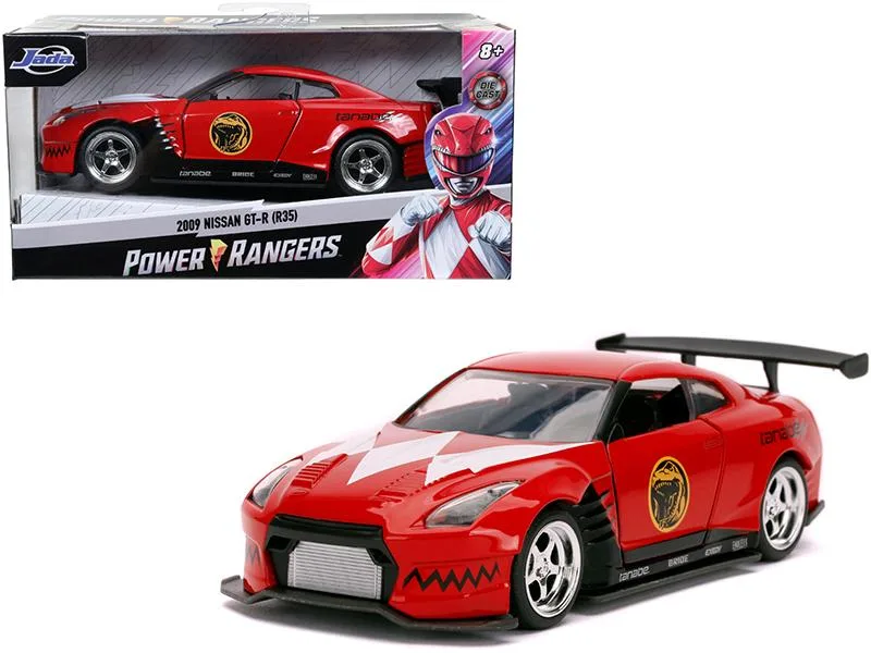 Jada Jada 2009 Nissan GT-R R35 Power Rangers Red Ranger 1/32 Diecast Vehicle — product photo