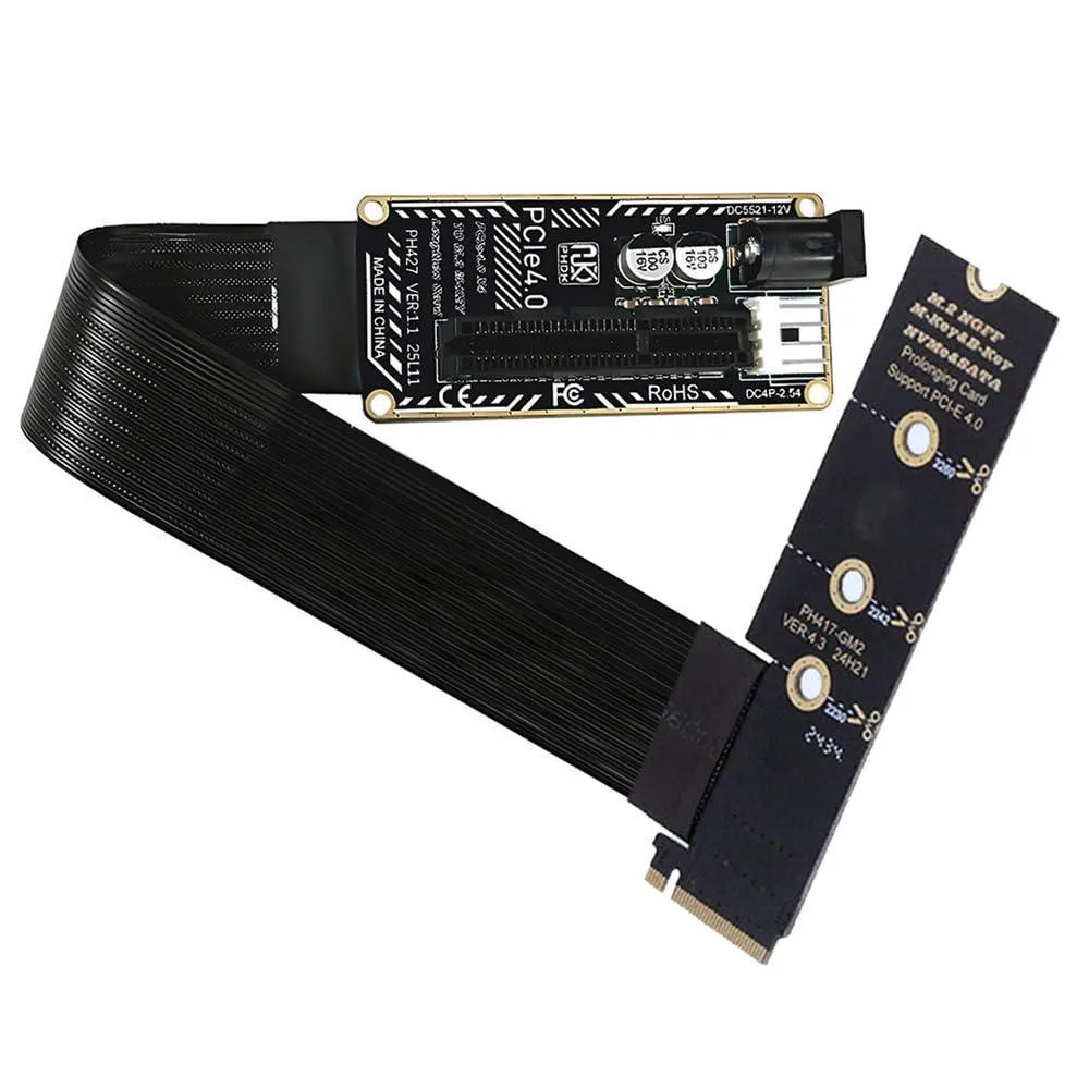 LORDWORLD LORDWORLD M.2 NVMe Right-Angled 90° PCIe Extender Adapter — product photo