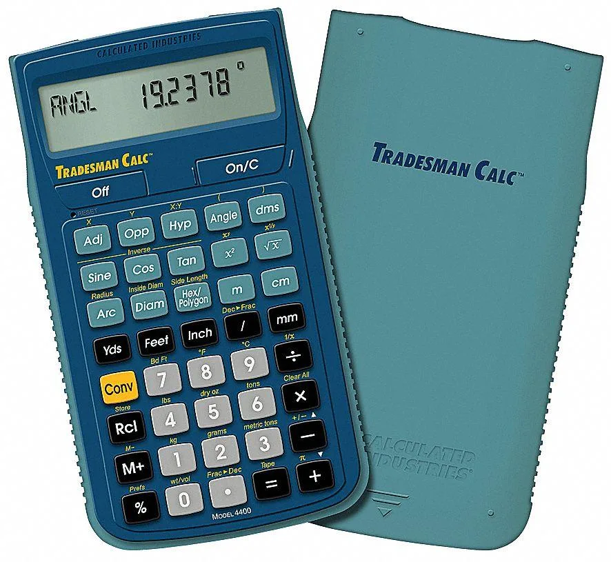 CALCULATED INDUSTRIES CALCULATED INDUSTRIES 4400 Tradesman Calculator 15-Digit LCD educational supply — product photo