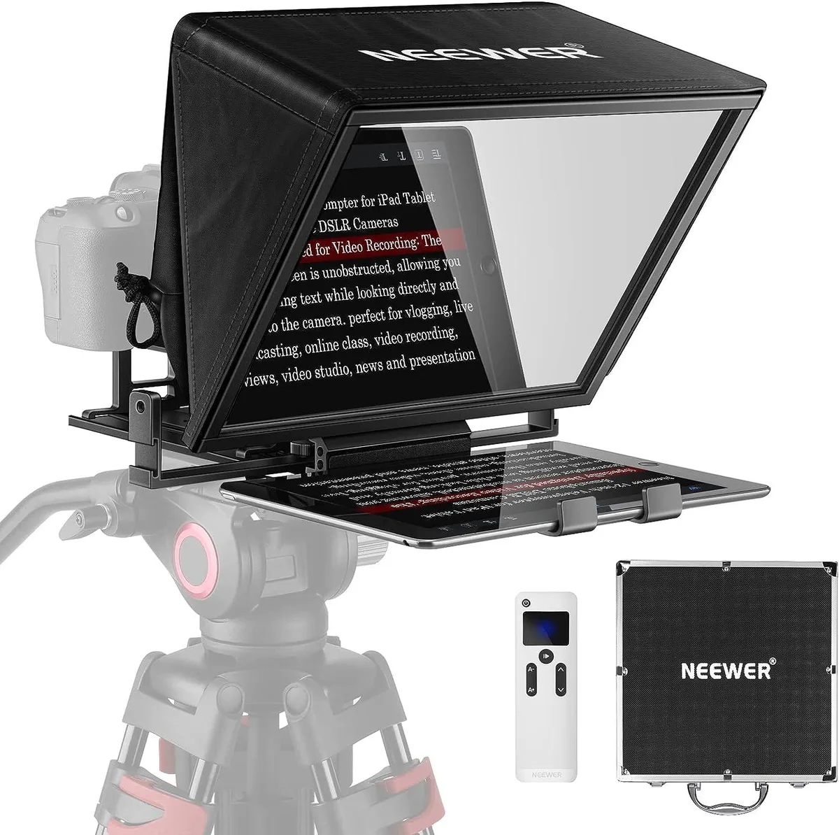 PISKEKAT PISKEKAT 14" Teleprompter X14 with RT-110 Remote — product photo