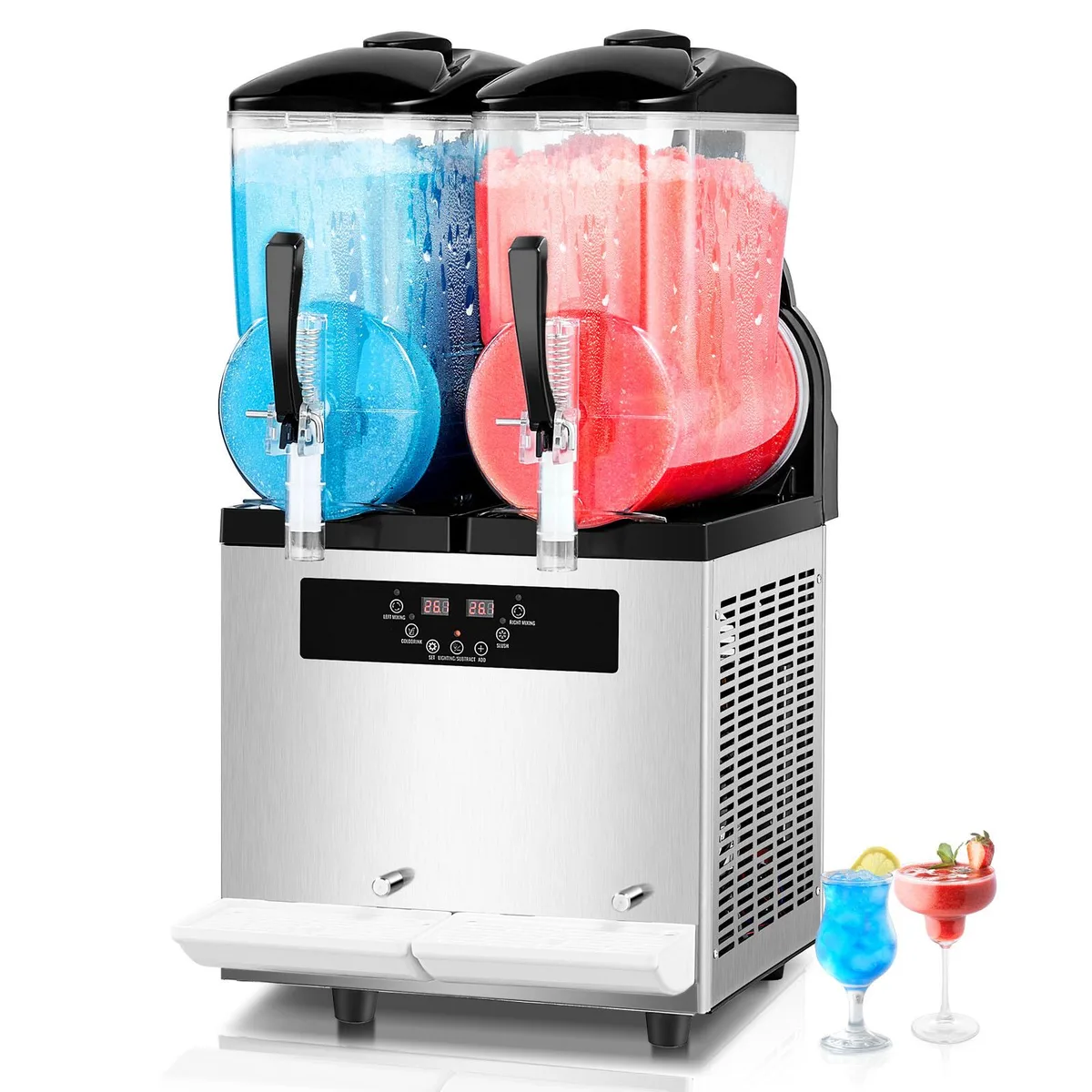 VEVOR VEVOR XN240B 12L×2 Double Tank Slushy Machine — product photo