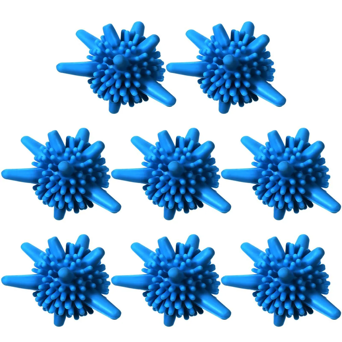 Zhehao DUO-Zhehao-4452 8 Pcs 2.36in Silicone Dryer Balls — product photo