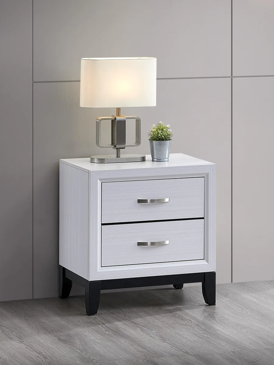 tuphen tuphen Glasgow G04390-N Nightstand White 22x16x24 — product photo