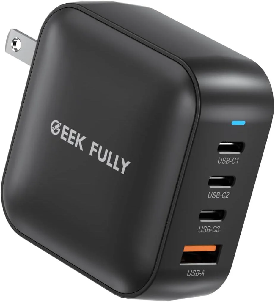 ONITOON ONITOON 200W GaN Wall Charger 4-Port 3xUSB-C 1xUSB-A — product photo