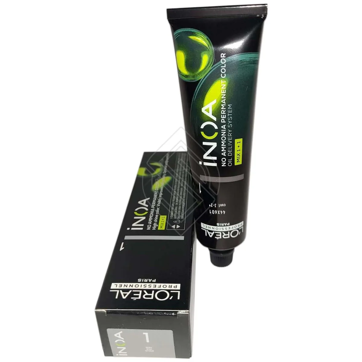 L'Oreal L'Oreal Inoa #1 Darkest Natural Black Permanent Hair Color 60g — product photo