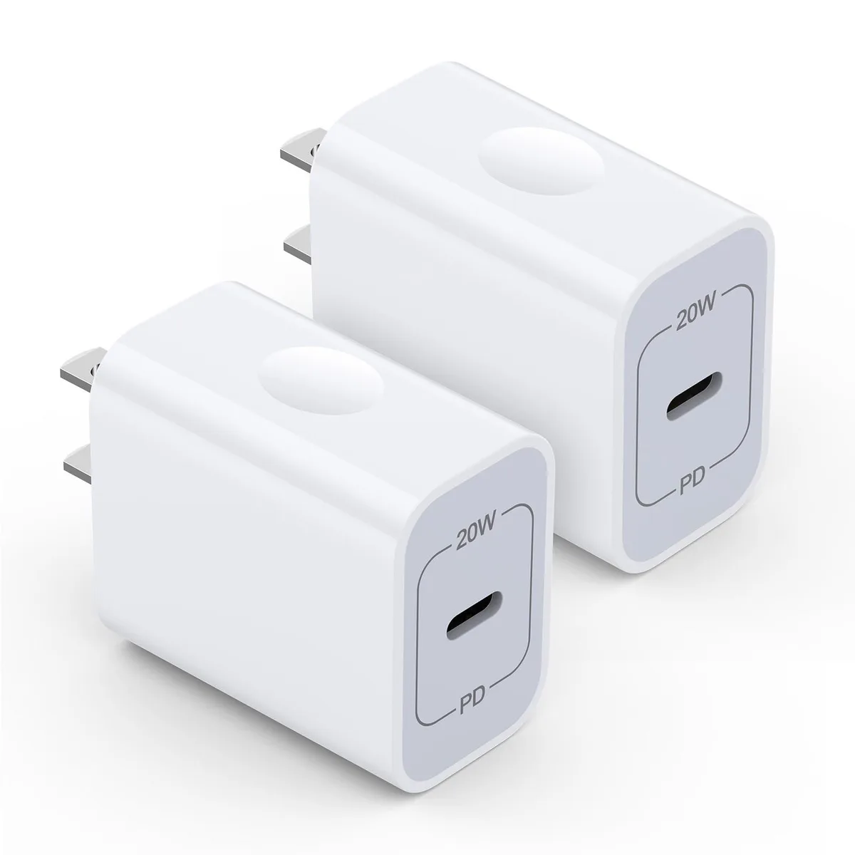 No Sew No Sew 2Pack 20W USB-C PD 3.0 Wall Charger — product photo