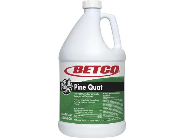 Betco Corporation Betco Corporation 3040400 Pine Quat Disinfectant 1 gal 128 fl oz Pine Scent Green cleaning — product photo